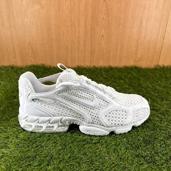 Nike Air Zoom Spiridon Cage 2 Triple White Running Shoes CJ1288-100 Men\'s Sz 9.5 main image 4